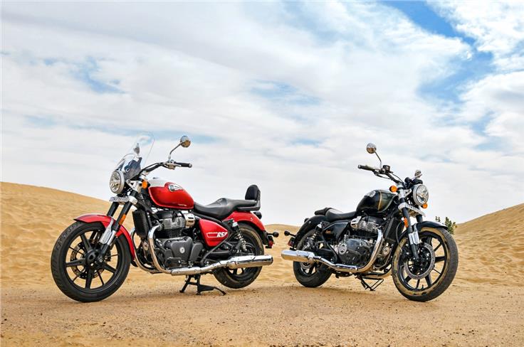 The Royal Enfield Super Meteor 650 has an all-new frame compared to the existing RE 650s.